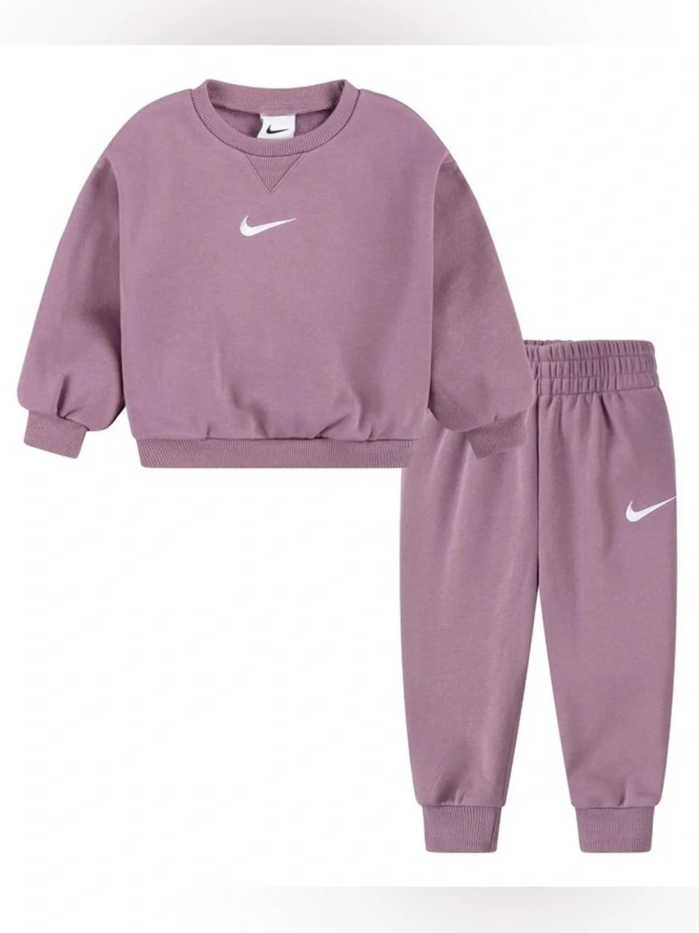 New 4T Nike Sweatshirt Sweatpants Set Crewneck Plum Dust Toddler